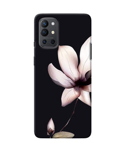 Flower white Oneplus 9R Back Cover