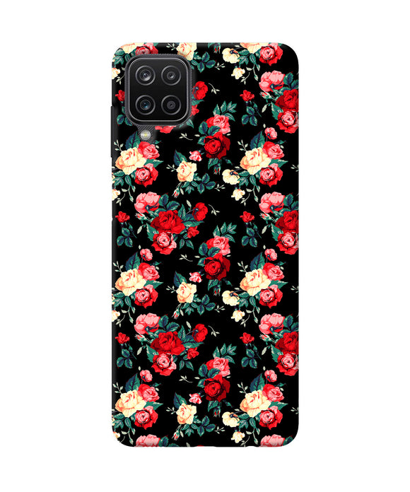 Rose Pattern Samsung M12 / F12 Back Cover