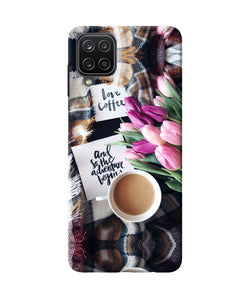 Love Coffee Quotes Samsung M12 / F12 Back Cover