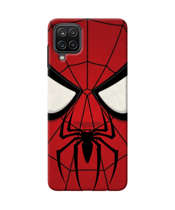 Spiderman Face Samsung M12/F12 Real 4D Back Cover