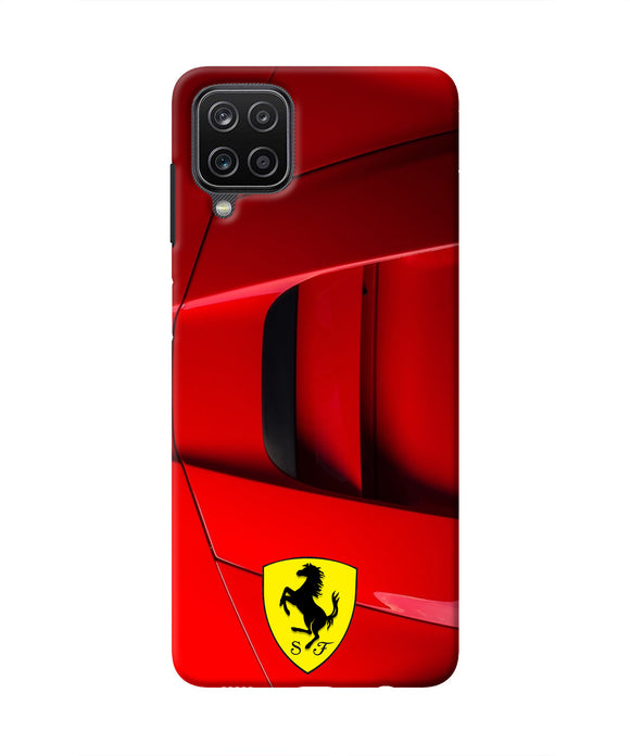 Ferrari Car Samsung M12/F12 Real 4D Back Cover