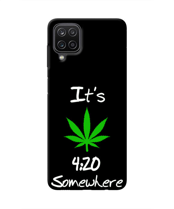 Weed Quote Samsung M12/F12 Real 4D Back Cover