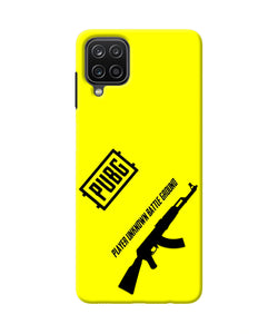 PUBG AKM Gun Samsung M12/F12 Real 4D Back Cover