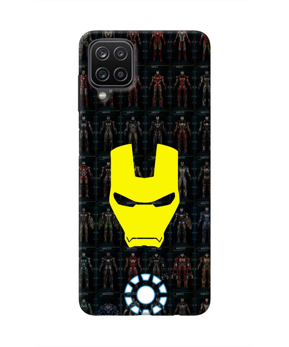 Iron Man Suit Samsung M12/F12 Real 4D Back Cover