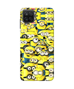 Minions mini crowd Samsung M12 / F12 Back Cover