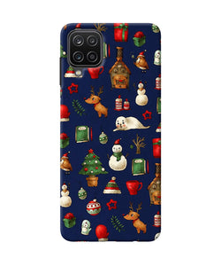 Canvas christmas print Samsung M12 / F12 Back Cover