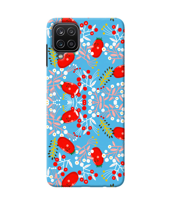 Small red animation pattern Samsung M12 / F12 Back Cover