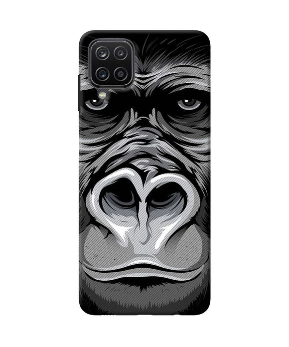 Black chimpanzee Samsung M12 / F12 Back Cover