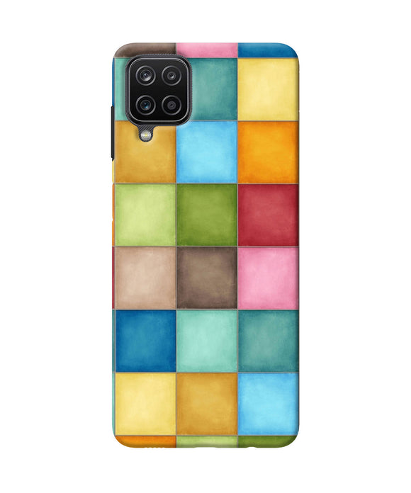 Abstract colorful squares Samsung M12 / F12 Back Cover