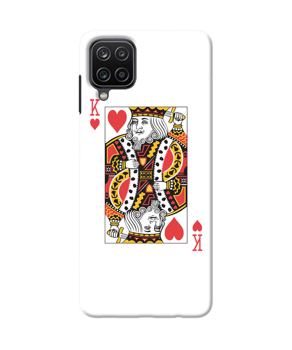 Heart king card Samsung M12 / F12 Back Cover