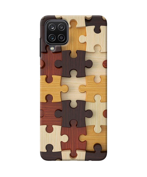 Wooden puzzle Samsung M12 / F12 Back Cover