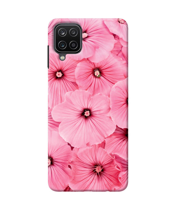 Pink flowers Samsung M12 / F12 Back Cover