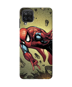 Spiderman on sky Samsung M12 / F12 Back Cover