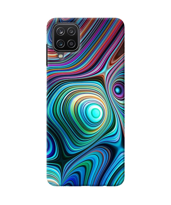 Abstract coloful waves Samsung M12 / F12 Back Cover