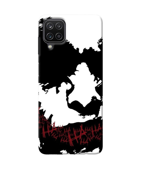 Black and white joker rugh sketch Samsung M12 / F12 Back Cover