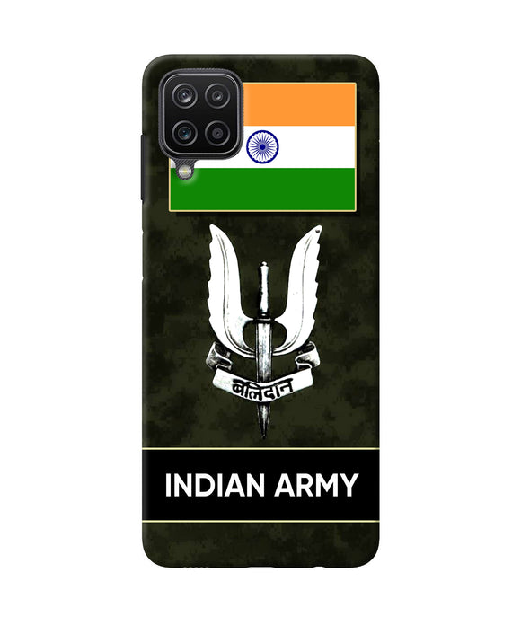 Indian flag balidan logo Samsung M12 / F12 Back Cover