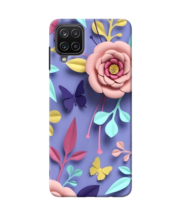 Flower canvas Samsung M12 / F12 Back Cover
