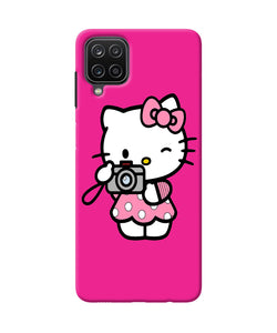 Hello kitty cam pink Samsung M12 / F12 Back Cover