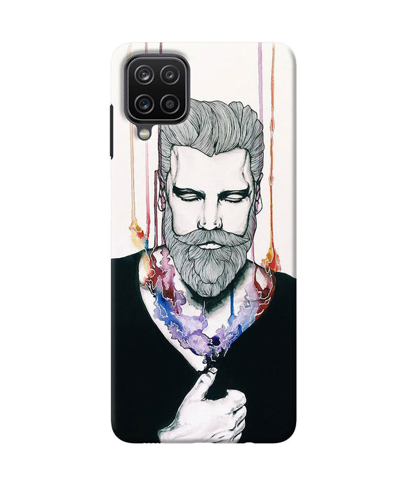 Beard man character Samsung M12 / F12 Back Cover