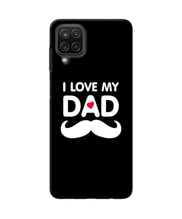 I love my dad mustache Samsung M12 / F12 Back Cover