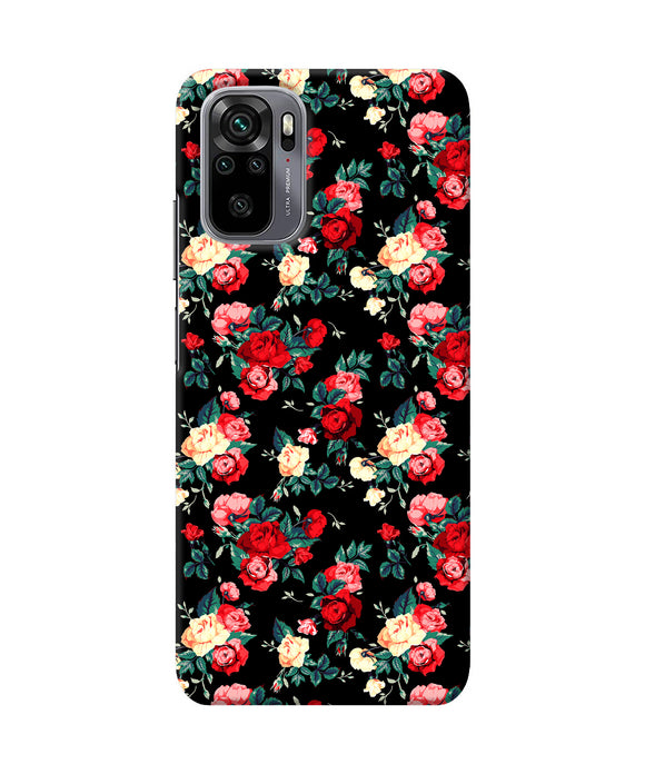 Rose Pattern Redmi Note 10/10S Back Cover