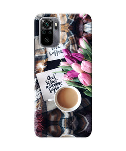 Love Coffee Quotes Redmi Note 10/10S Back Cover