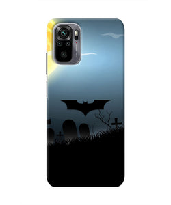 Batman Scary cemetry Redmi Note 10/10S Real 4D Back Cover