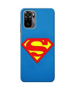 Superman Blue Redmi Note 10/10S Real 4D Back Cover