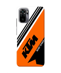 KTM Abstract Redmi Note 10/10S Real 4D Back Cover