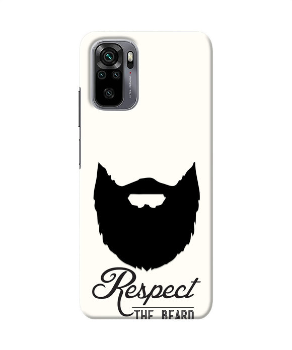 Respect the Beard Redmi Note 10/10S Real 4D Back Cover