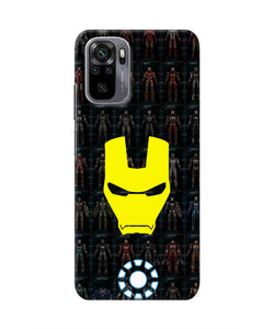 Iron Man Suit Redmi Note 10/10S Real 4D Back Cover