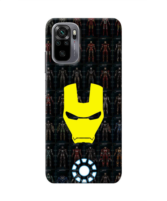 Iron Man Suit Redmi Note 10/10S Real 4D Back Cover