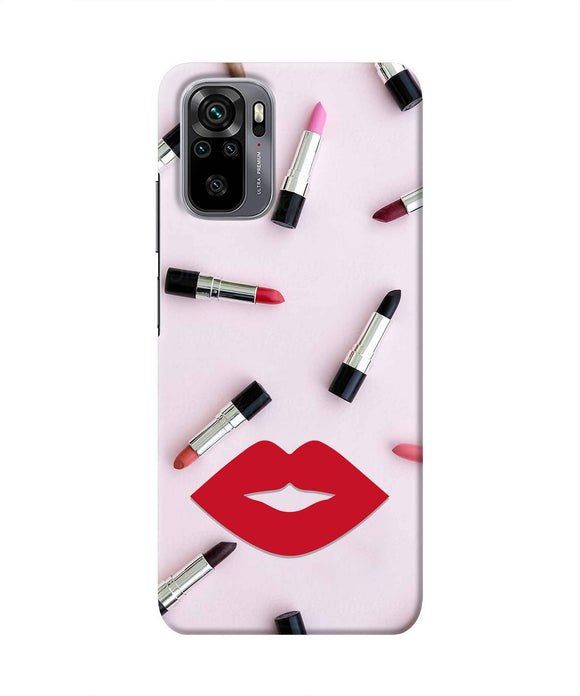 Lips Lipstick Shades Redmi Note 10/10S Real 4D Back Cover