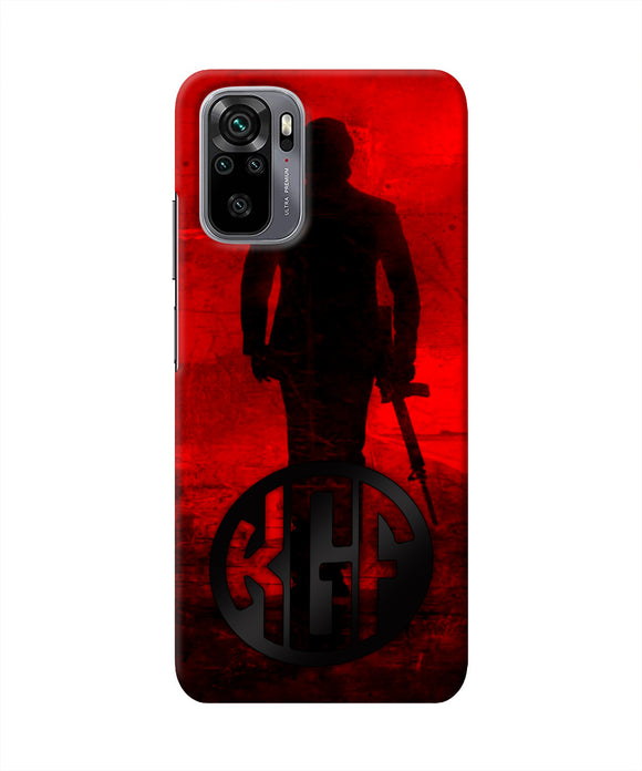 Rocky Bhai K G F Chapter 2 Logo Redmi Note 10/10S Real 4D Back Cover