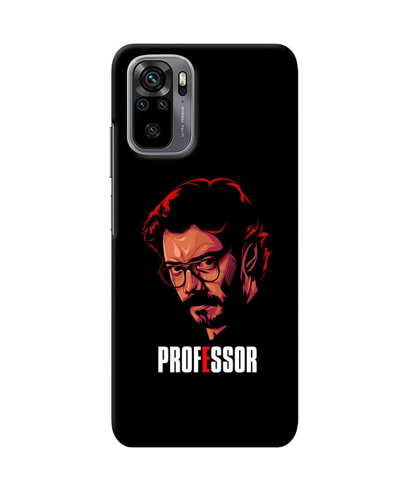 Money Heist Professor Sketch Redmi Note 10/10S Back Cover