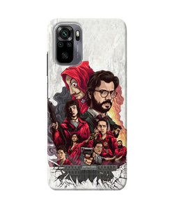 Money Heist Poster Redmi Note 10/10S Back Cover