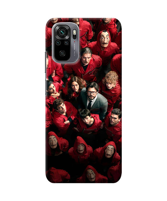 Money Heist Professor with Hostages Redmi Note 10/10S Back Cover