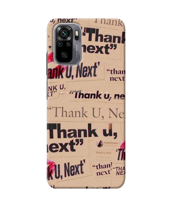 Thank you next Redmi Note 10/10S Back Cover