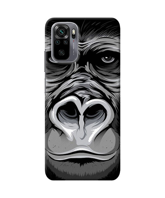 Black chimpanzee Redmi Note 10/10S Back Cover