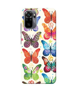 Abstract butterfly print Redmi Note 10/10S Back Cover