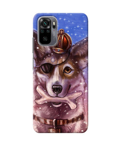 Pirate wolf Redmi Note 10/10S Back Cover