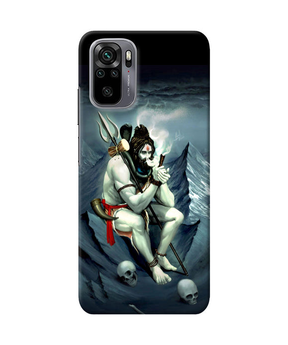 Lord shiva chillum Redmi Note 10/10S Back Cover