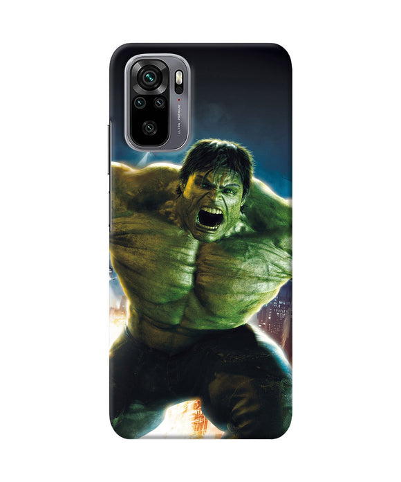 Hulk super hero Redmi Note 10/10S Back Cover