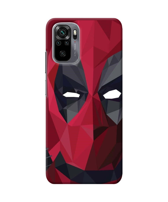 Abstract deadpool mask Redmi Note 10/10S Back Cover