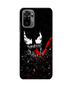 Venom black poster Redmi Note 10/10S Back Cover