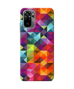 Abstract triangle pattern Redmi Note 10/10S Back Cover