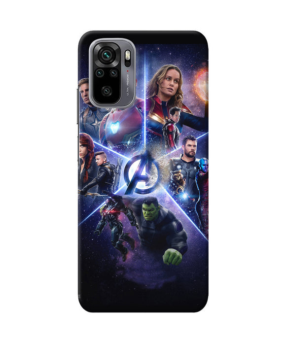 Avengers super hero poster Redmi Note 10/10S Back Cover