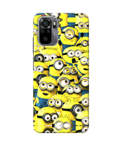 Minions mini crowd Redmi Note 10/10S Back Cover