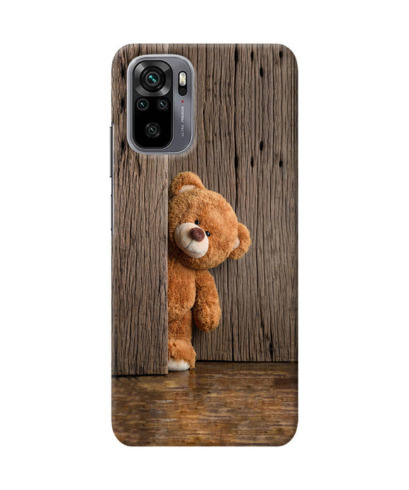 Teddy wooden Redmi Note 10/10S Back Cover