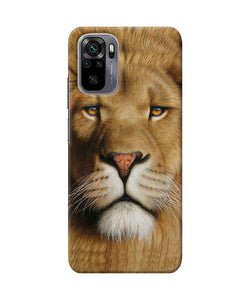 Nature lion poster Redmi Note 10/10S Back Cover